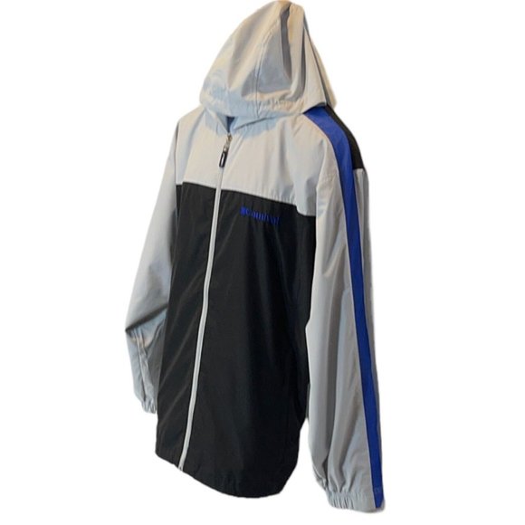 Carnival Cruise Men's Windbreaker Zip up Black Blue Grey Hooded Jacket Large L - Picture 2 of 11